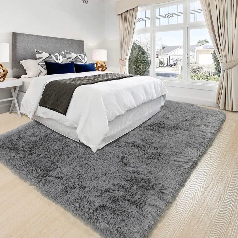 Fluffy Shag Area Rugs 5x7, Soft Plush Fuzzy Shaggy Carpet Rugs